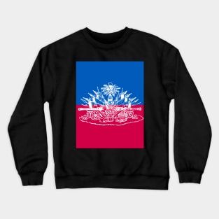 haitian flag Crewneck Sweatshirt